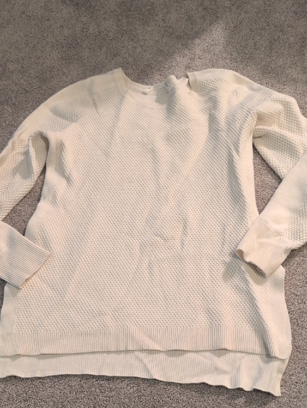 Athleta Waffle Stitch Knit Sweater